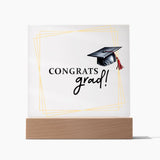 Congrats grad!-Jewelry-Wooden Base-1-Chic Pop