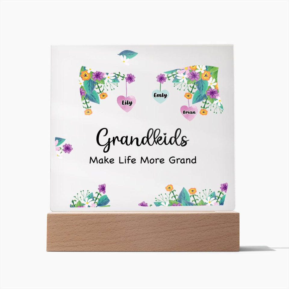 Grandkids Make Life More Grand-Jewelry-Wooden Base-1-Chic Pop