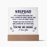 Stepdad It's A Good Man Who Can Heal A Heart He Didn't Break-Jewelry-Wooden Base-1-Chic Pop