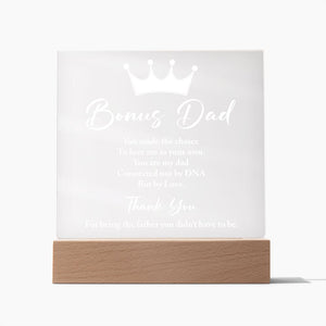 Bonus Dad You Mde The Choice-Jewelry-Wooden Base-1-Chic Pop