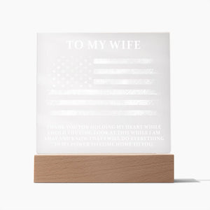 Military Wife-Jewelry-Wooden Base-1-Chic Pop