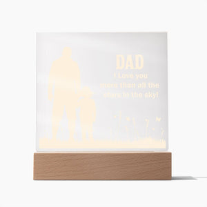 Dad I Love You more Than All-Jewelry-Wooden Base-1-Chic Pop