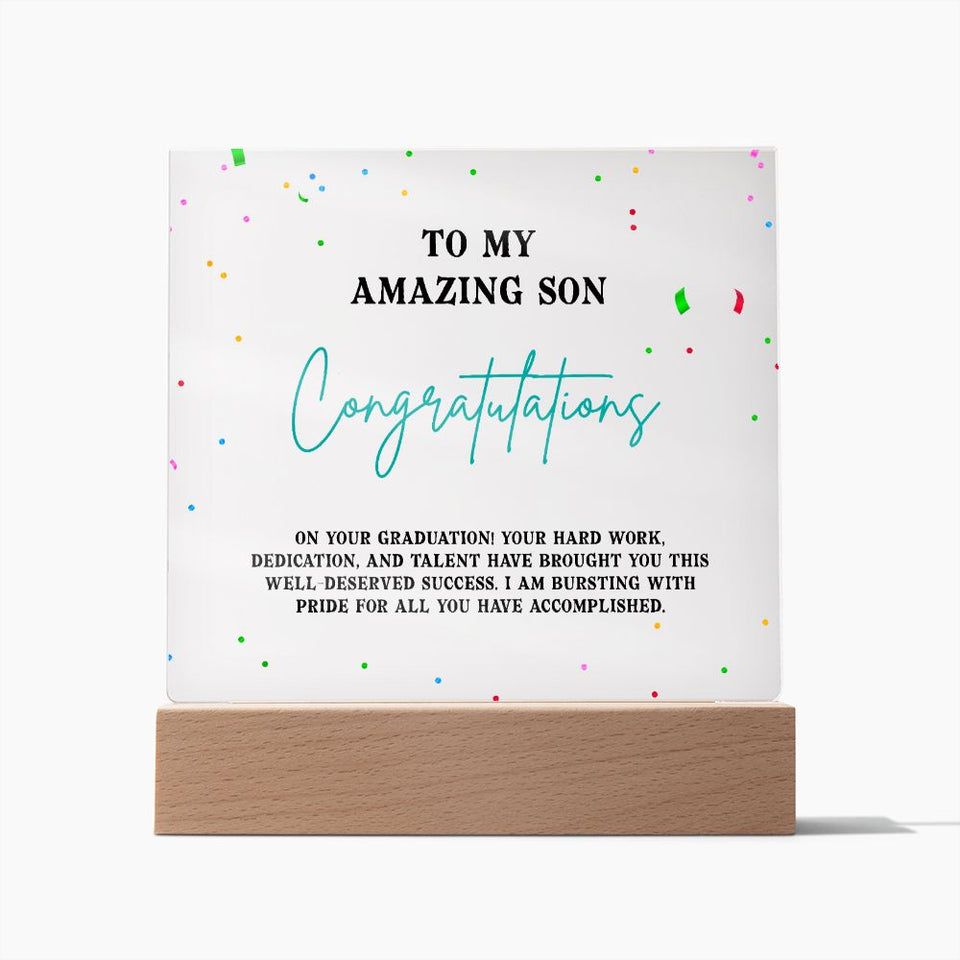 To my amazing son-Jewelry-Wooden Base-1-Chic Pop