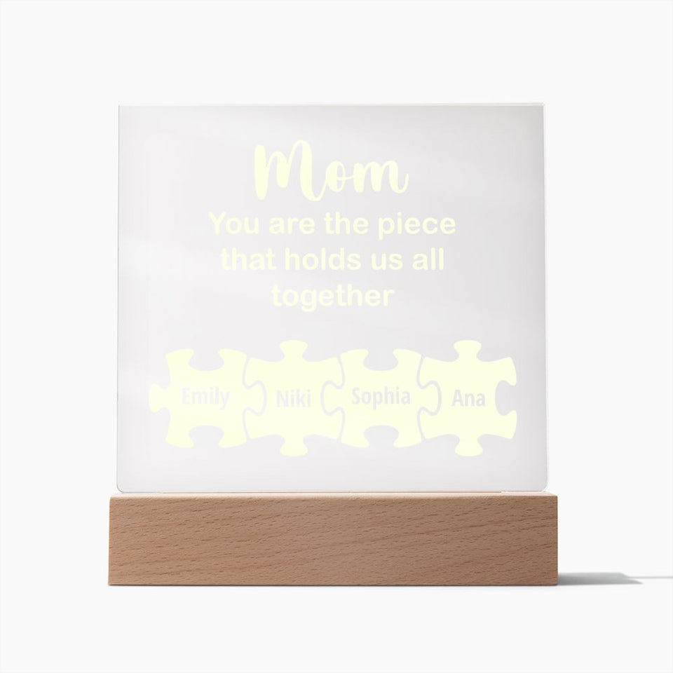 Mom You Are The Piece-Jewelry-Wooden Base-1-Chic Pop