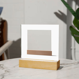 Acrylic Square Template-Jewelry-Wooden Base-2-Chic Pop