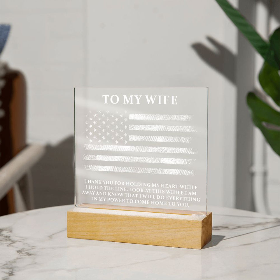 Military Wife-Jewelry-Wooden Base-2-Chic Pop