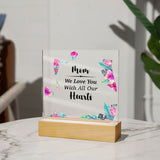 Mom We Love You With All Our Hearts-Jewelry-Wooden Base-2-Chic Pop