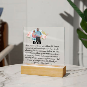 Dad There have been-Jewelry-Acrylic Square with LED Base-4-Chic Pop