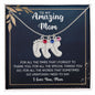 To My Amazing Mom-Jewelry-1 Charm-Polished Stainless Steel-Standard Box-9-Chic Pop