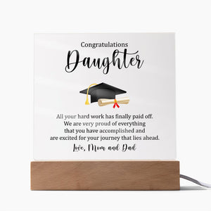 Congratulation Daughter-Jewelry-Wooden Base-3-Chic Pop