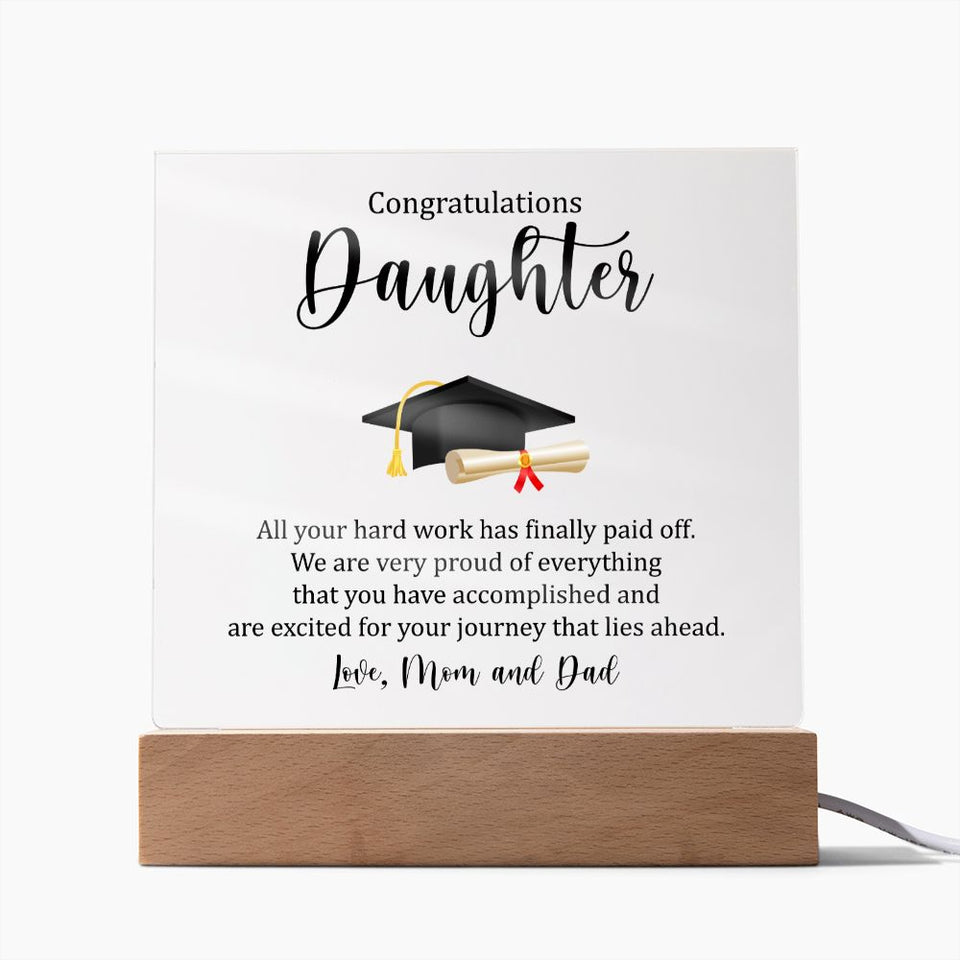 Congratulation Daughter-Jewelry-Wooden Base-3-Chic Pop