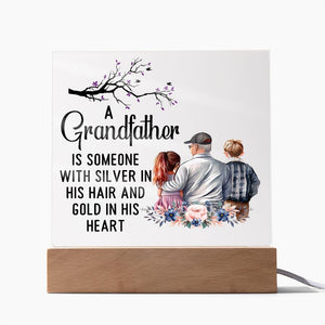 A grandfather is someone-Jewelry-Wooden Base-3-Chic Pop