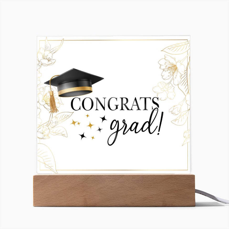 Congrats grad!-Jewelry-Wooden Base-3-Chic Pop