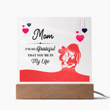 Mom I'm So Grateful That You're In My Life-Jewelry-Wooden Base-3-Chic Pop