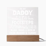 To My Daddy Acrylic Square Template-Jewelry-Wooden Base-3-Chic Pop