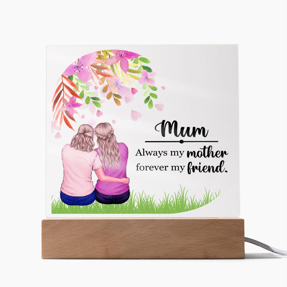 Mum Always My Mother-Jewelry-Wooden Base-3-Chic Pop