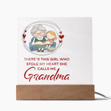 Grandma Acrylic Square Template-Jewelry-Wooden Base-3-Chic Pop