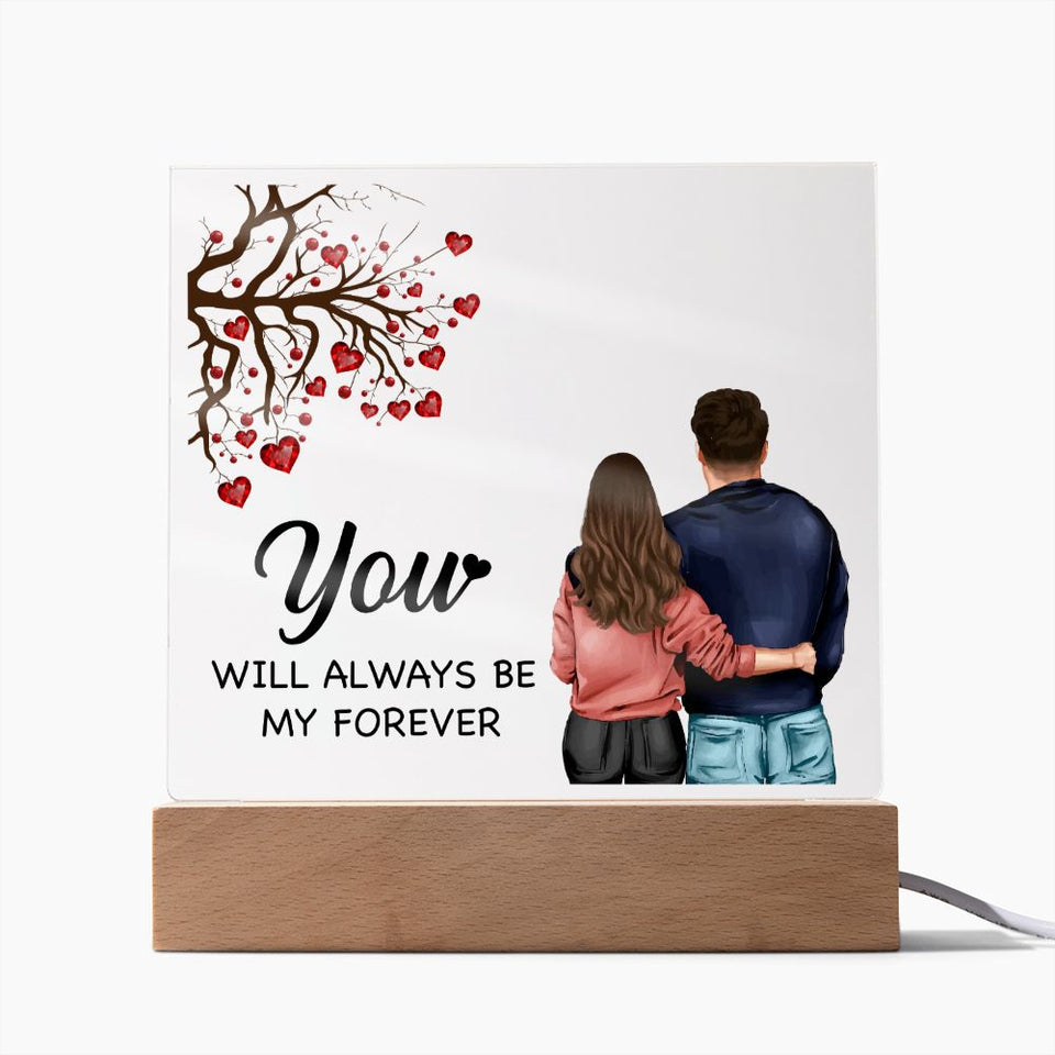 You WILL ALWAYS BE MY FOREVER-Jewelry-Wooden Base-3-Chic Pop