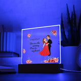 You Are The Missing Piece To My Hear-Jewelry-Acrylic Square with LED Base-4-Chic Pop