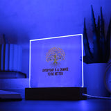 Everyday Is A Chance-Jewelry-Acrylic Square with LED Base-4-Chic Pop