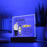 Grandpa Acrylic Square Template-Jewelry-Acrylic Square with LED Base-4-Chic Pop