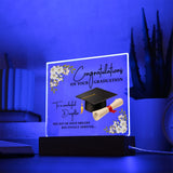 Congratulations On Your Graduation Acrylic Square Template-Jewelry-Acrylic Square with LED Base-4-Chic Pop