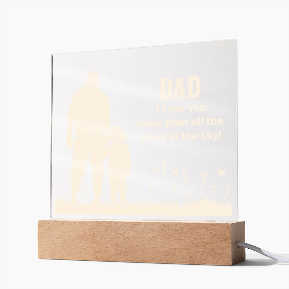 Dad I Love You more Than All-Jewelry-Wooden Base-8-Chic Pop