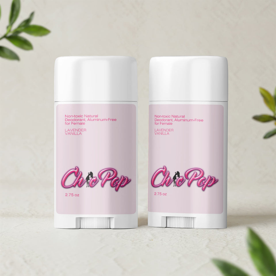 2 Pack Non-toxic Natural Deodorant, Aluminum-Free for Women-Deodorant-4-Chic Pop