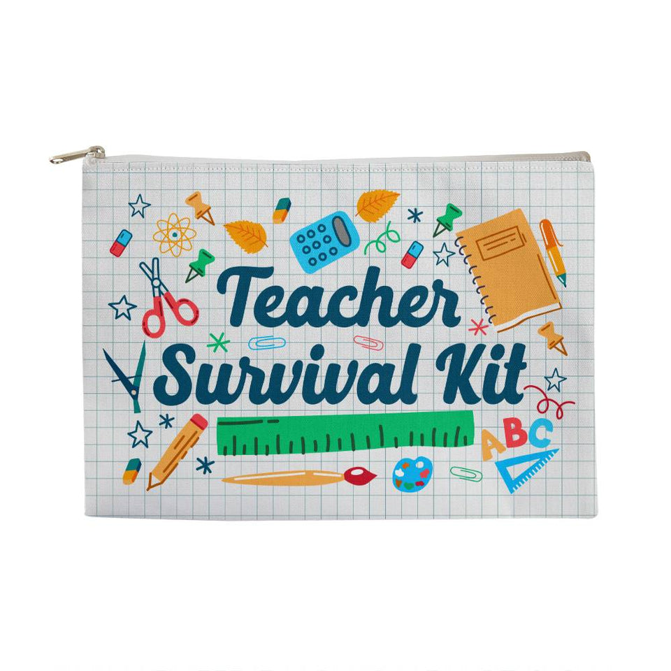 Teacher Survival Kit Large-Jewelry-Natural Zipper-1-Chic Pop