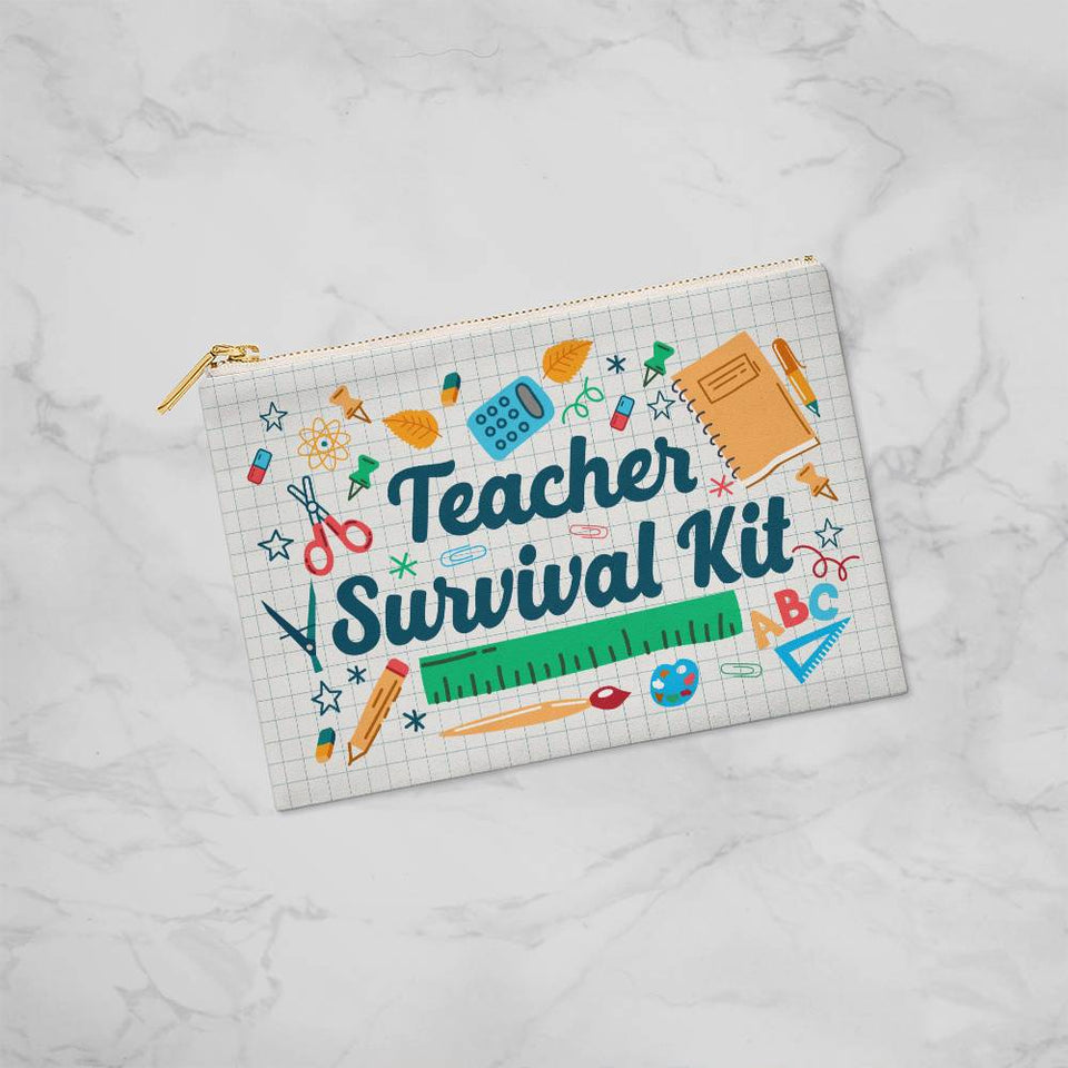 Teacher Survival Kit Large-Jewelry-Natural Zipper-5-Chic Pop