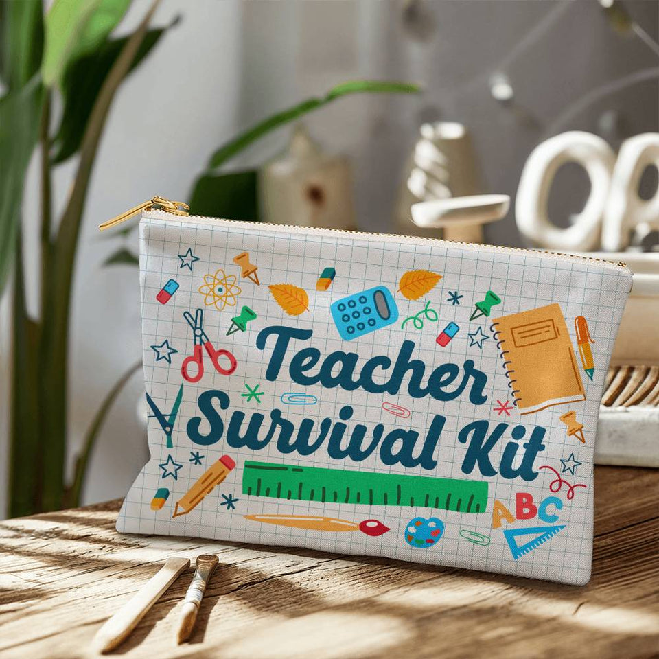 Teacher Survival Kit Large-Jewelry-Natural Zipper-6-Chic Pop