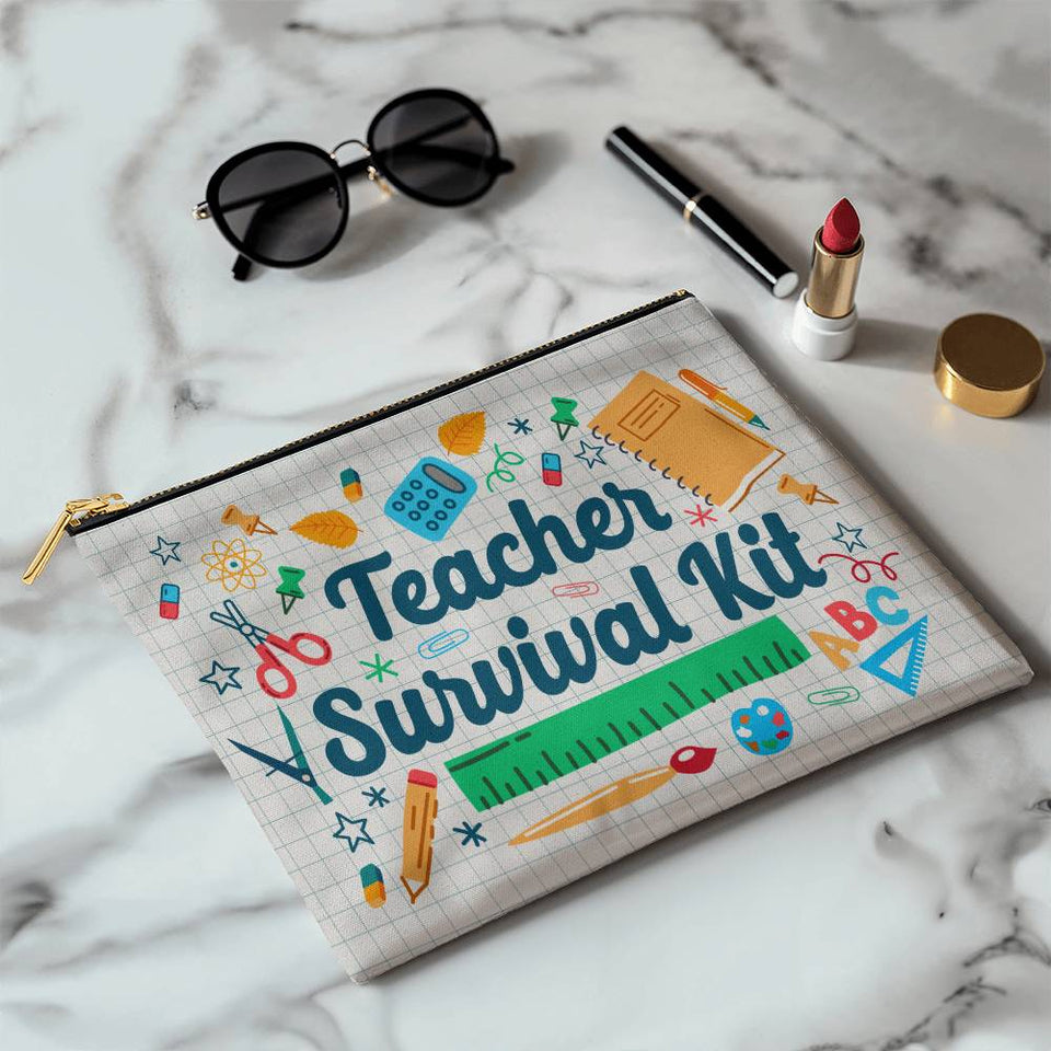 Teacher Survival Kit Large-Jewelry-Natural Zipper-15-Chic Pop