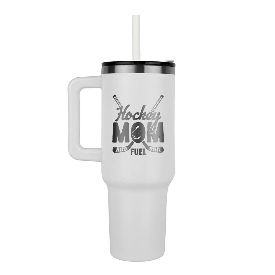 Hockey Mom Fuel Tumbler-Jewelry-White-1-Chic Pop