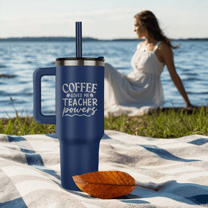 Coffee Give Me Teacher Power Tumbler-Jewelry-White-17-Chic Pop