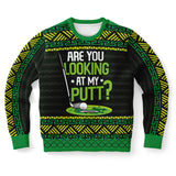 Are You Looking at My Putt?-Athletic Sweatshirt - AOP-XS-1-Chic Pop