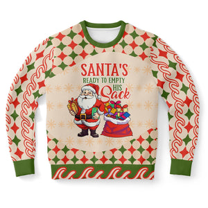 Santa’s Ready to Empty His Sack-Athletic Sweatshirt - AOP-XS-1-Chic Pop