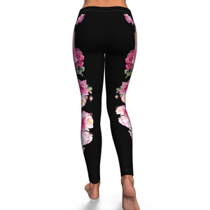 Floral Bouquet-Leggings-XS-4-Chic Pop