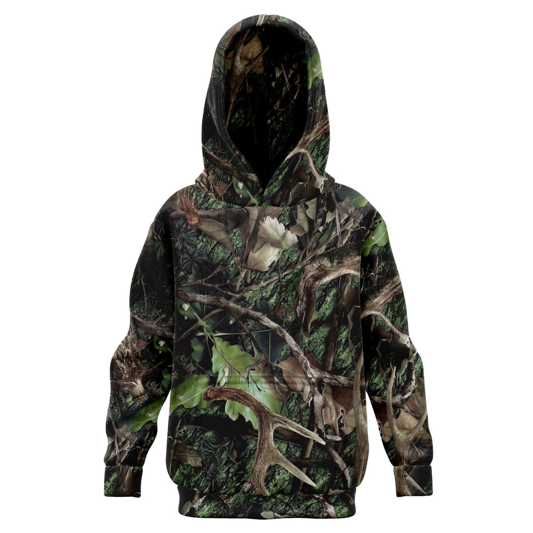 Green Camo Kids Hoodie-Fashion Kids Hoodie - AOP-XXS - 1/2 Years-1-Chic Pop