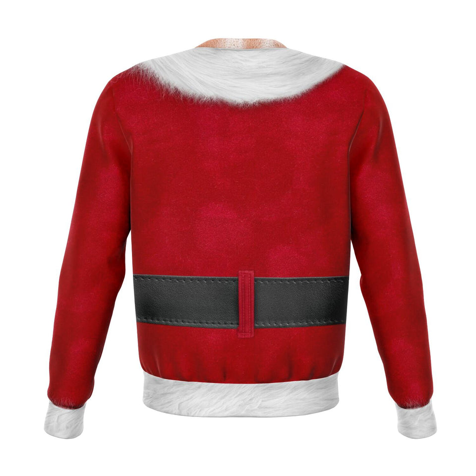 Fitness Santa Light Skin Sweatshirt-Fashion Sweatshirt - AOP-XS-2-Chic Pop