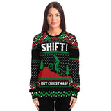 Shift It's Christmas-Fashion Sweatshirt - AOP-XS-7-Chic Pop