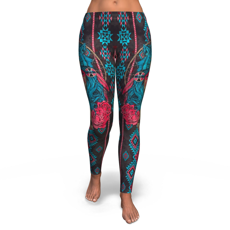 Native Girl-Leggings-XS-1-Chic Pop