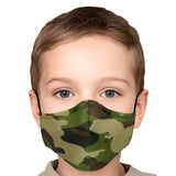 Green Camo Face Mask - Camouflage-Fashion Face Mask - AOP-1pc - Adult Fashion Face Mask-No additional filters-12-Chic Pop