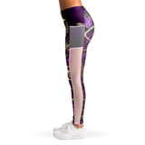 Purple Hunting - Mesh Pocket Legging All Over Print-Mesh Pocket Legging - AOP-XS-7-Chic Pop