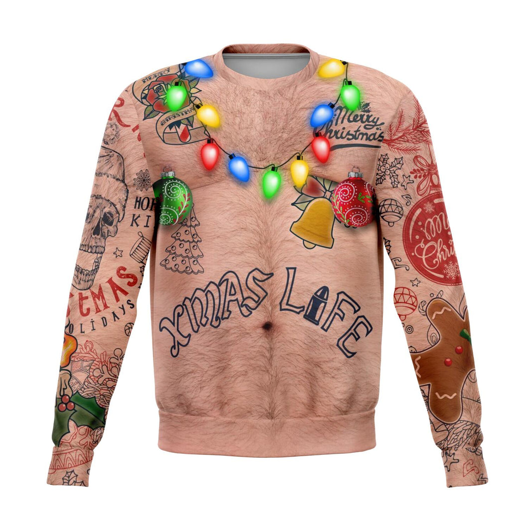 Sweatshirt - Topless Xmas Life-Fashion Sweatshirt - AOP-XS-1-Chic Pop