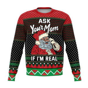 Ask your mom if I'm real-Fashion Sweatshirt - AOP-XS-1-Chic Pop