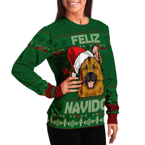 Feliz Navidog - German Shepherd-Fashion Sweatshirt - AOP-XS-9-Chic Pop