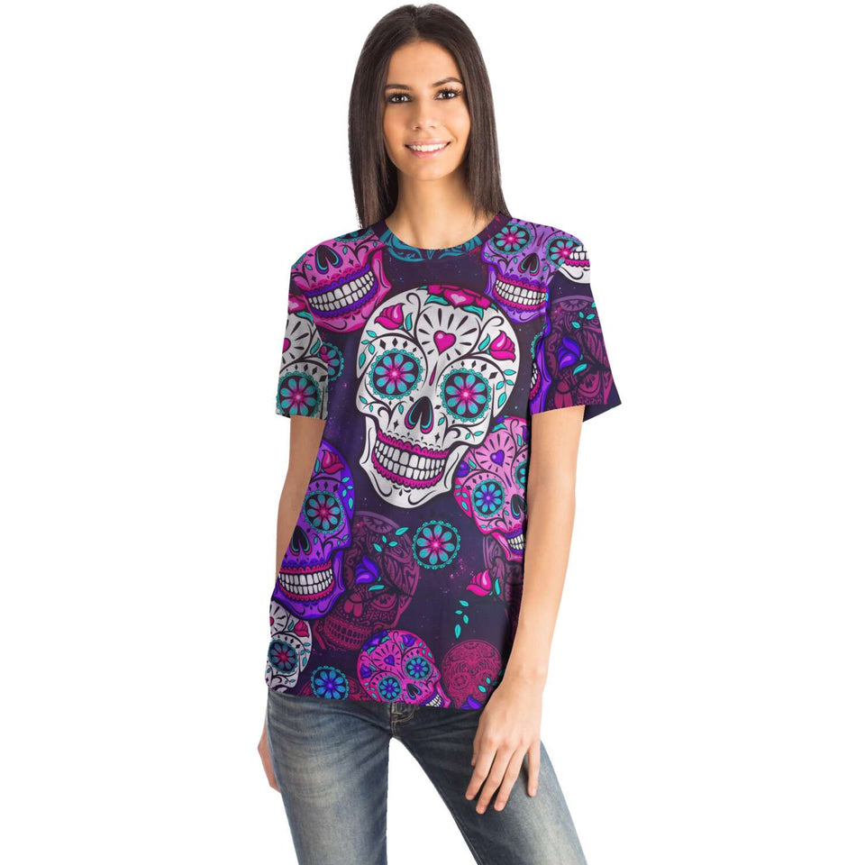 Sugar Skull-T-shirt-XS-2-Chic Pop