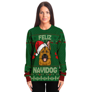 Feliz Navidog - German Shepherd-Fashion Sweatshirt - AOP-XS-7-Chic Pop