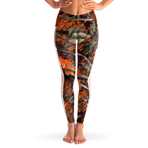 Orange Hunting - Mesh Pocket Legging All Over Print-Mesh Pocket Legging - AOP-XS-1-Chic Pop
