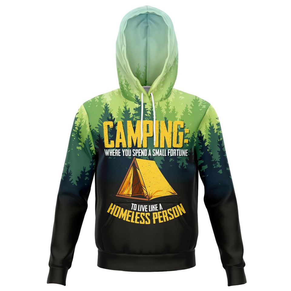 Homeless Man-Fashion Hoodie - AOP-XS-1-Chic Pop